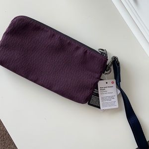 Lululemon Purple Now and Always Pouch w/ 2 Zippers